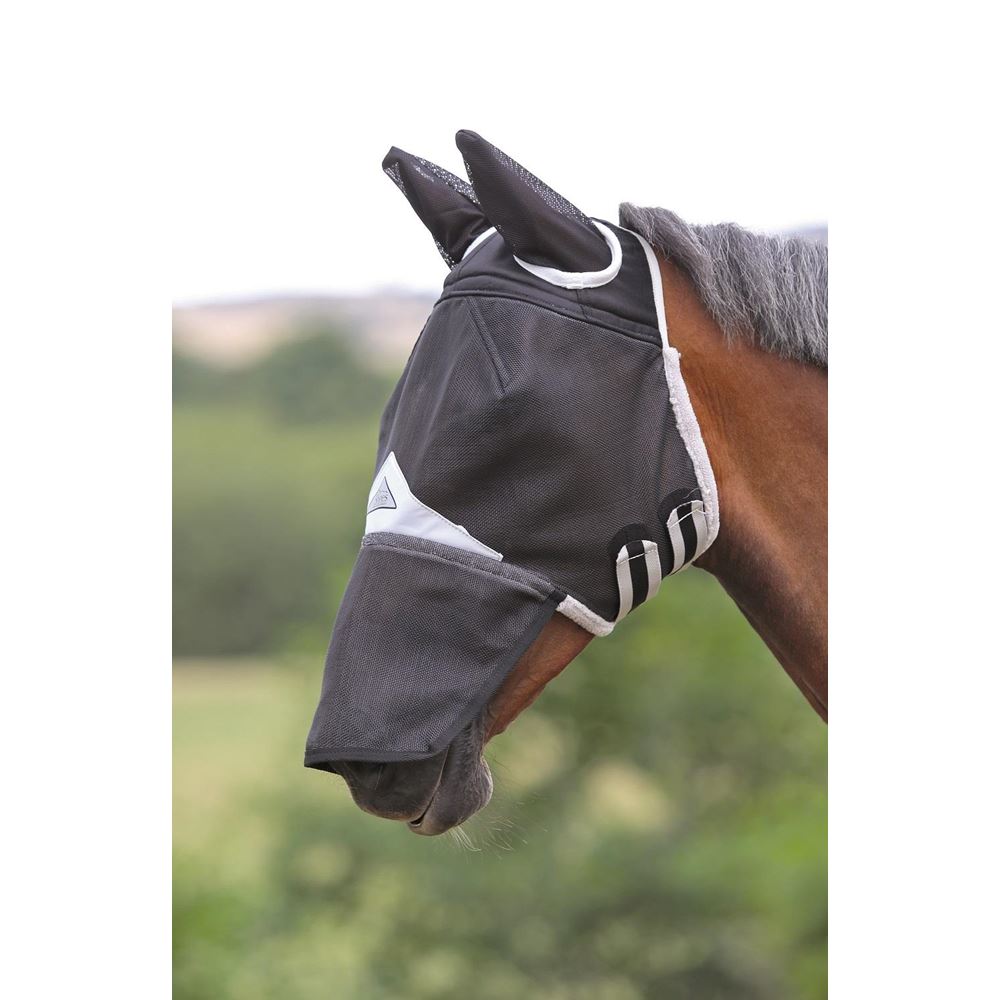 Shires Field Durable Fly Mask with Ears & Nose