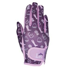 Giddy Up Gymkhana Riding Gloves by Little Rider (Purple/Lilac)