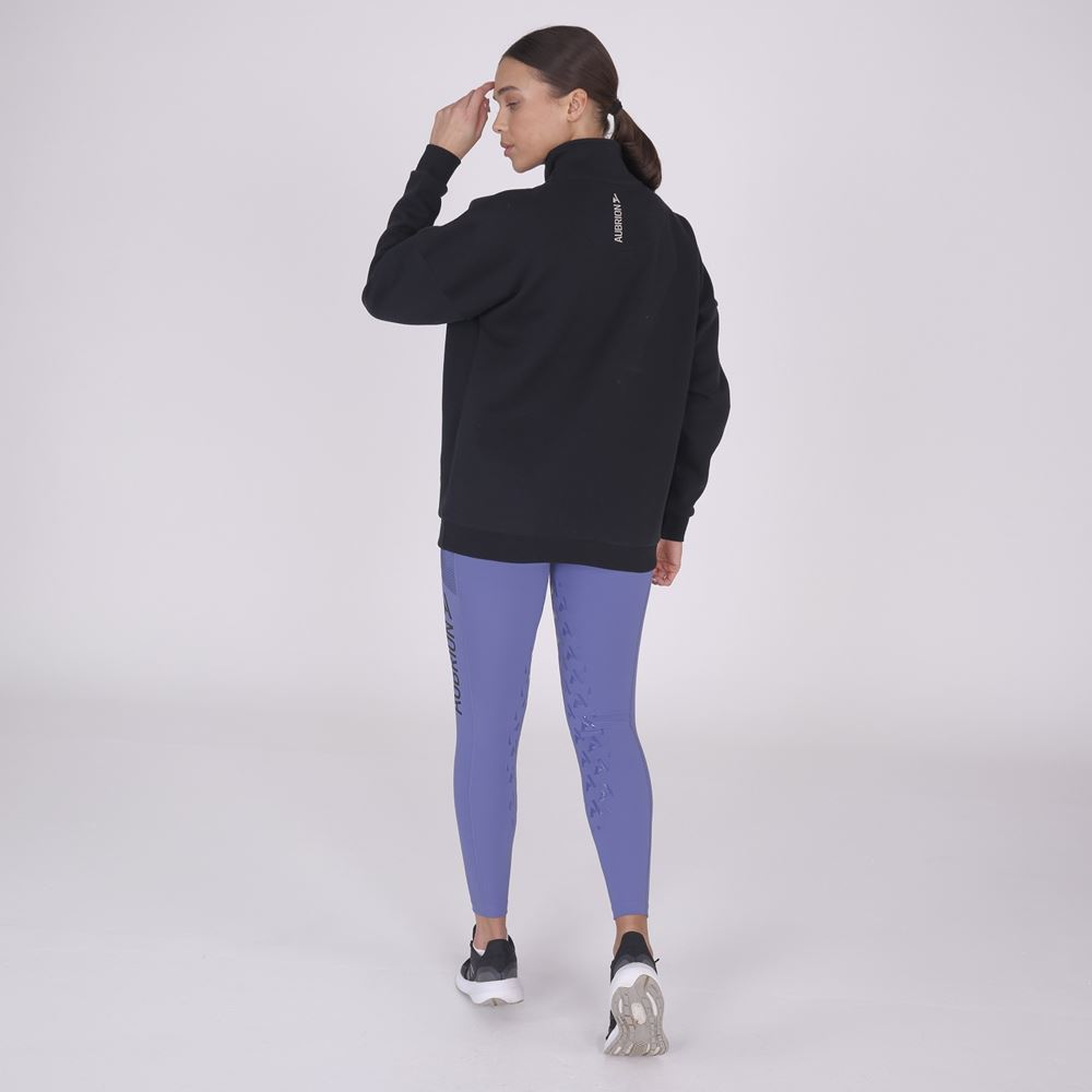 Shires Aubrion React Half Zip Sweatshirt (Shadow)