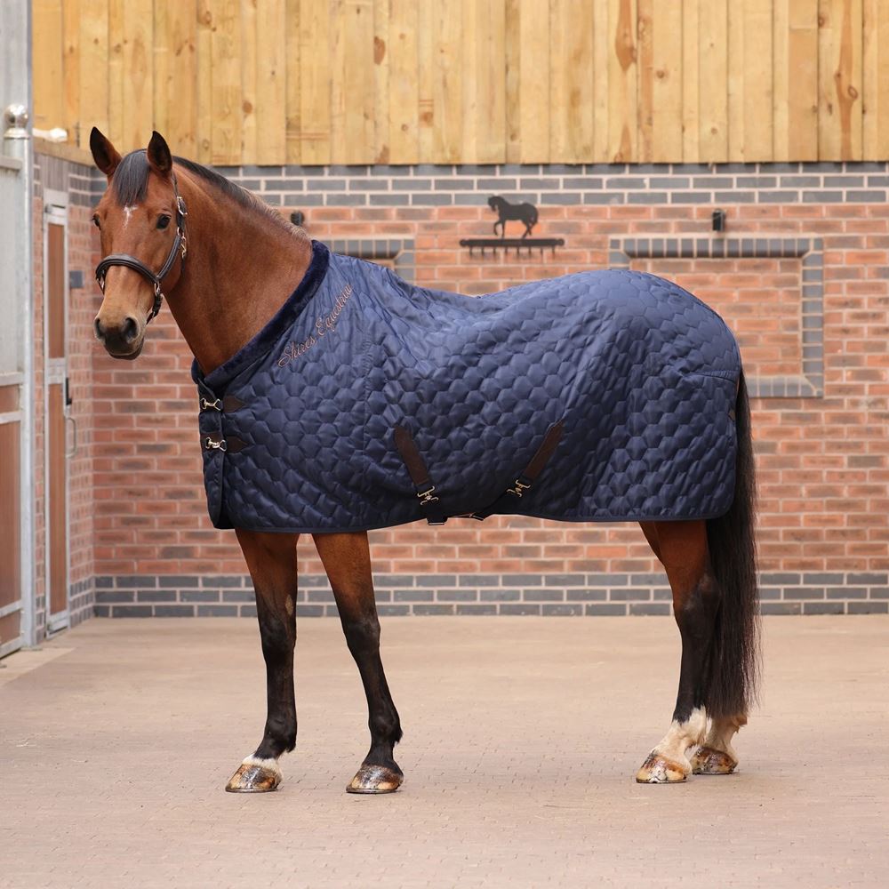 Shires Deluxe Quilted Rug (Navy)