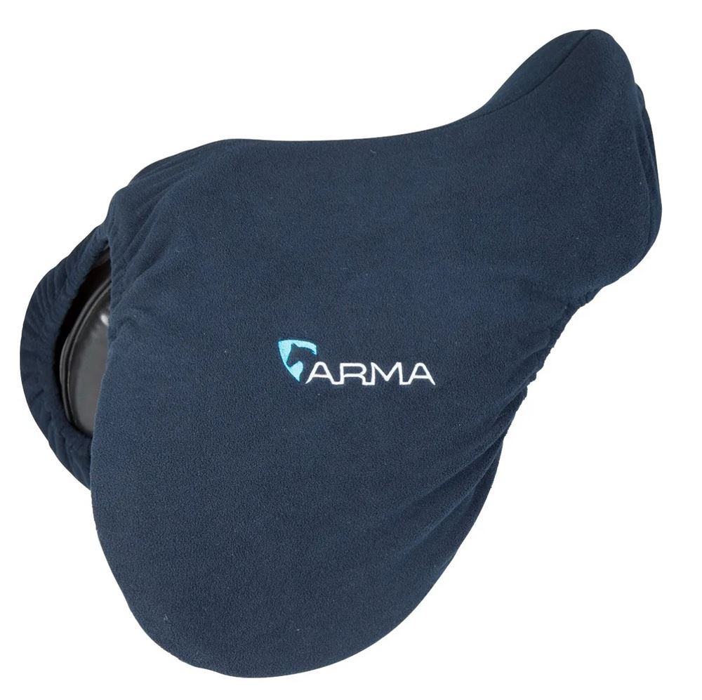 Shires ARMA Fleece Saddle Cover 14"-16.5" (Navy)