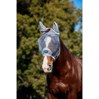 Weatherbeeta Comfitec Fine Mesh Fly Mask with Ears (Grey)