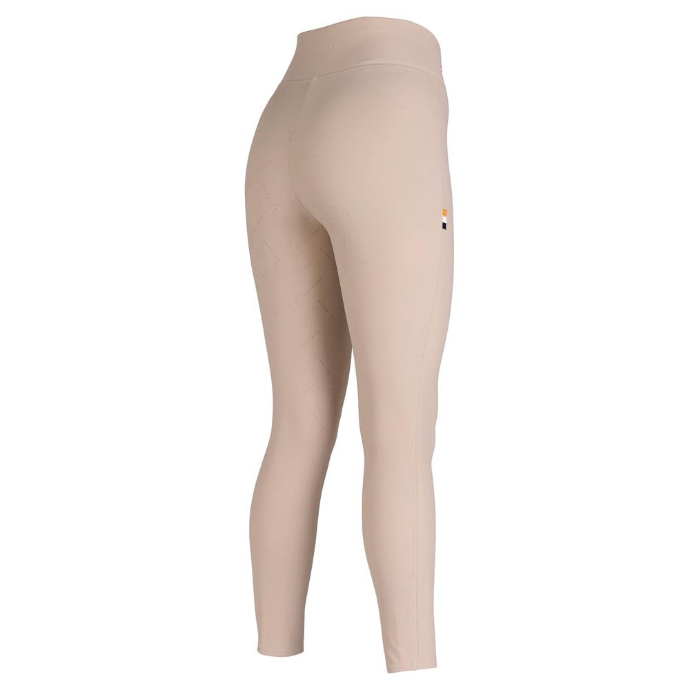 Shires Aubrion Optima Ladies Sport Riding Tights (Beige)
