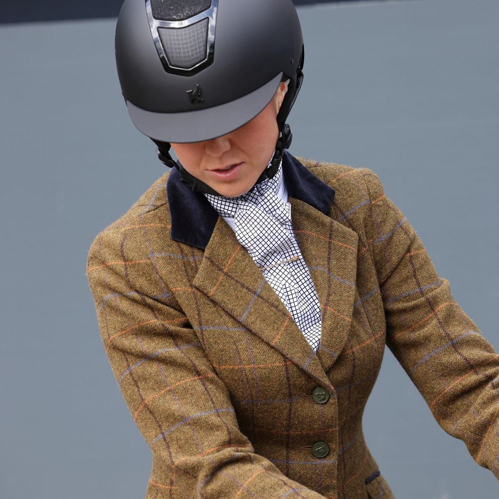 Shires Aubrion Saratoga Ladies Jacket (Oak Brown Check)