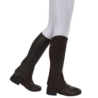 Dublin Stretch Fit Adults Half Chaps (Brown)