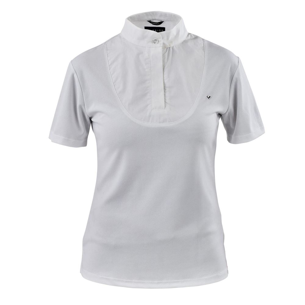 Shires Aubrion Short Sleeve Stock Shirt (White)