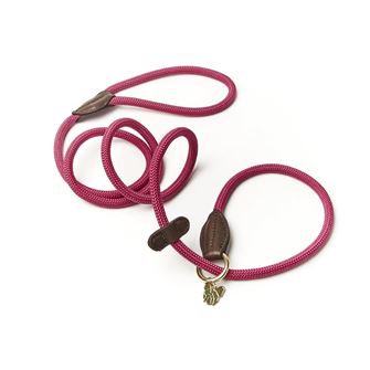 Shires Digby & Fox Fine Rope Slip Lead (Pink)