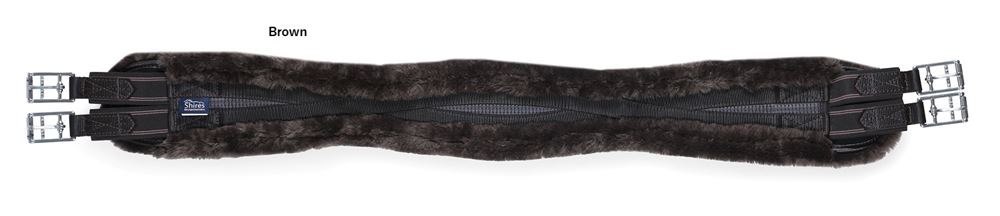 Shires Performance SupaFleece Contour Girth with Elastic