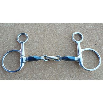 Blue Sweet Iron Hanging Cheek Snaffle with Lozenge