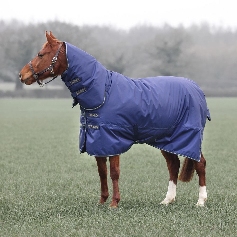 Shires Typhoon Lite Combo Turnout Rug (Navy)