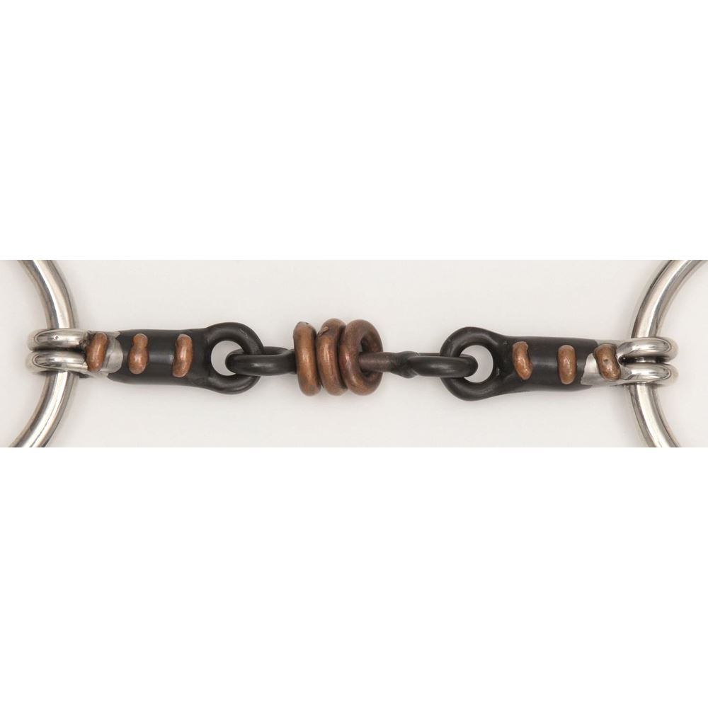 Shires Sweet Iron Copper Roller Snaffle