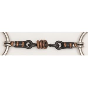 Shires Sweet Iron Copper Roller Snaffle