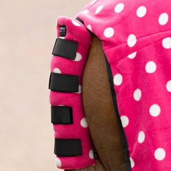 Supreme Products Dotty Fleece Tail Guard (Paradise Pink)