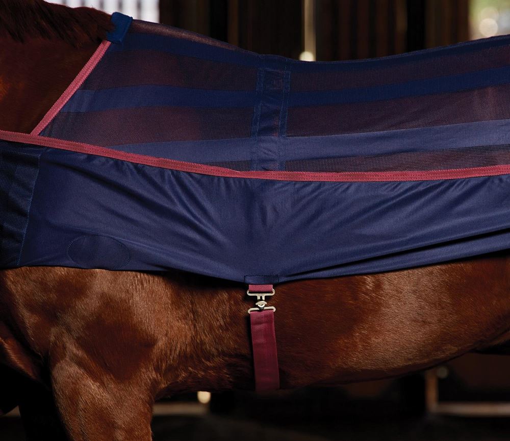 Weatherbeeta Scrim Cooler Standard Neck (NavyBurgundy)