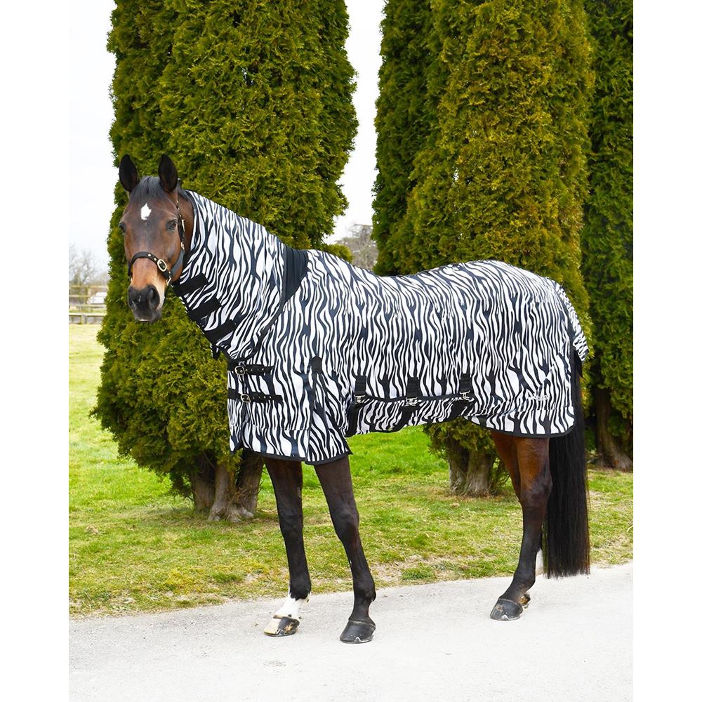 Rhinegold Africa Combo Fly Rug (Zebra Print)