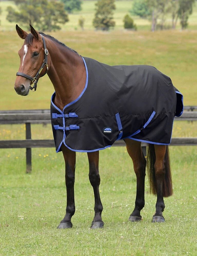 Weatherbeeta Comfitec Tyro Turnout Standard - 220g (Black/Cobalt)