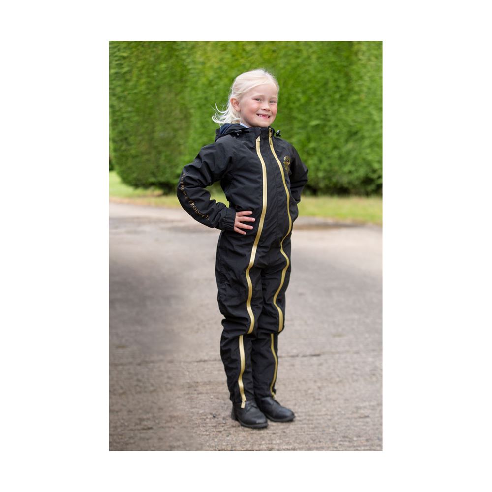 Supreme Products Active Show Rider Waterproof Onesie - Child (Black)