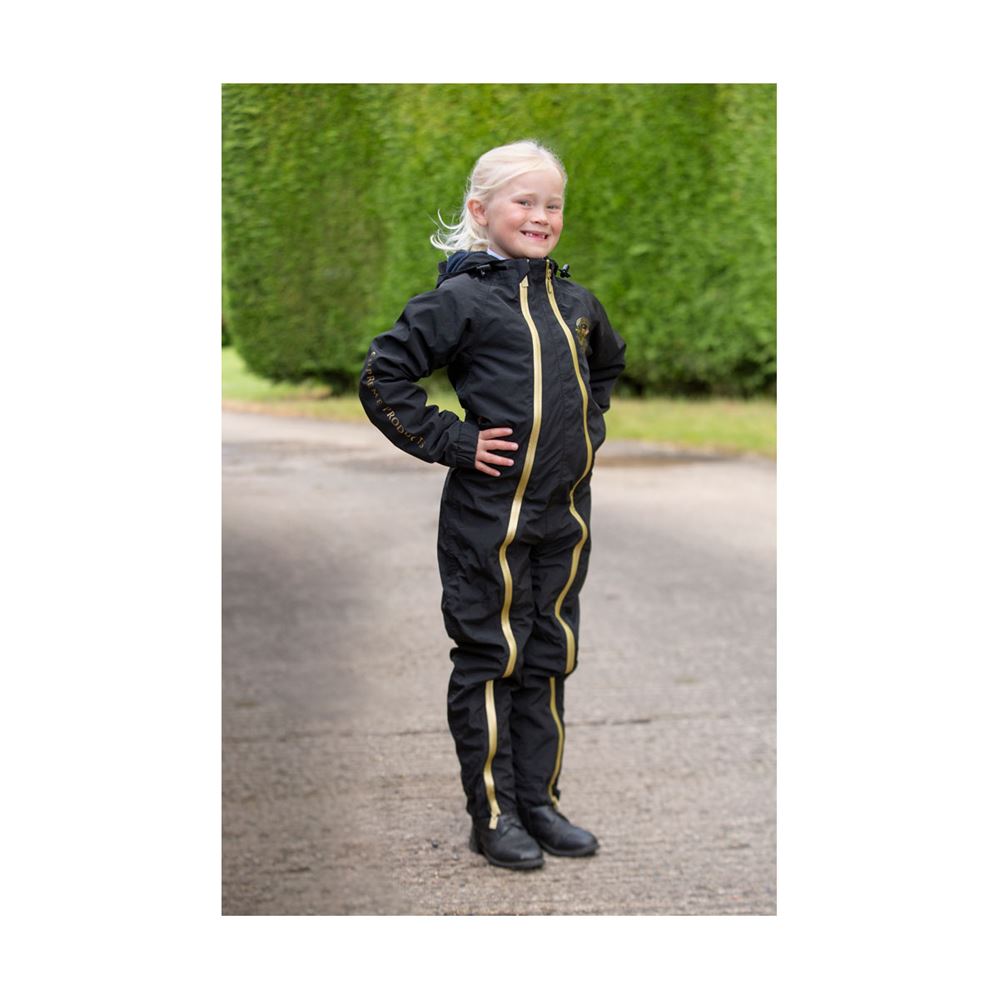 Supreme Products Active Show Rider Waterproof Onesie - Child (Black)
