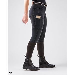 Dublin Shona Full Grip Silicone Print Denim Breeches