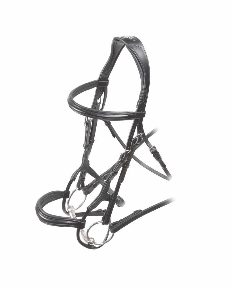 Shires Velociti RAPIDA Rolled Padded Cavesson Bridle