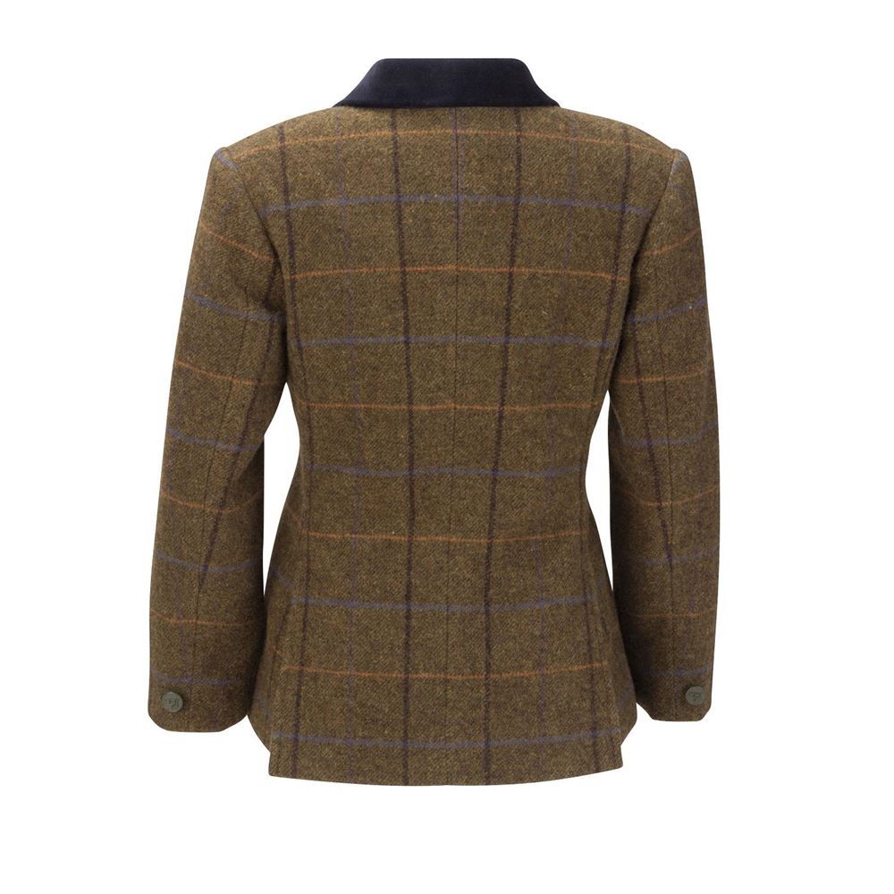 Shires Aubrion Saratoga Jacket - Young Rider (Oak Brown Check)