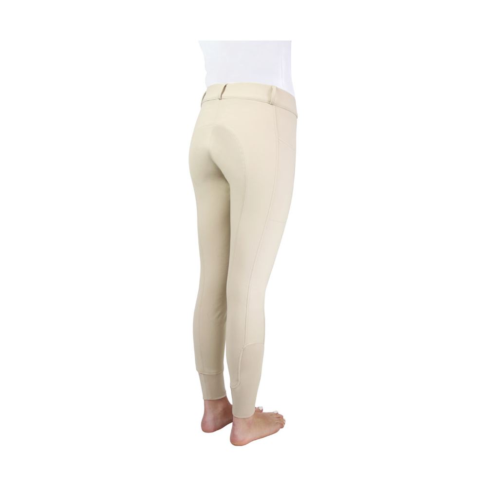 Hy Equestrian Glacial Softshell Riding Tights (Beige)