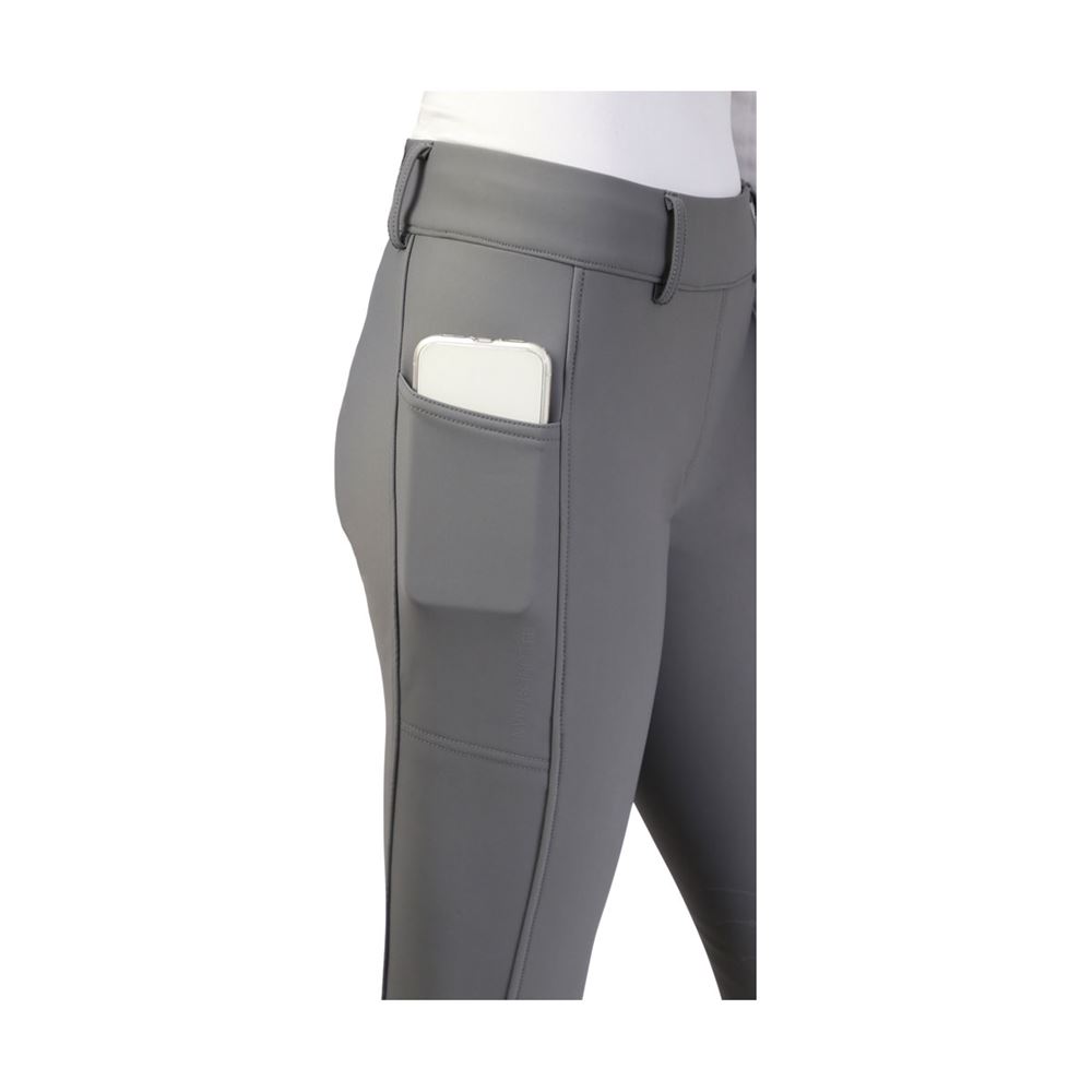 Hy Equestrian Glacial Softshell Riding Tights (Grey)