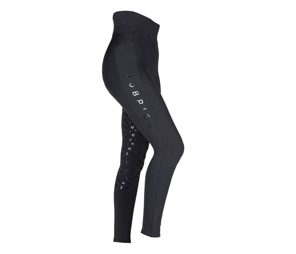 Shires Aubrion Eltar Ladies Riding Tights (Black)