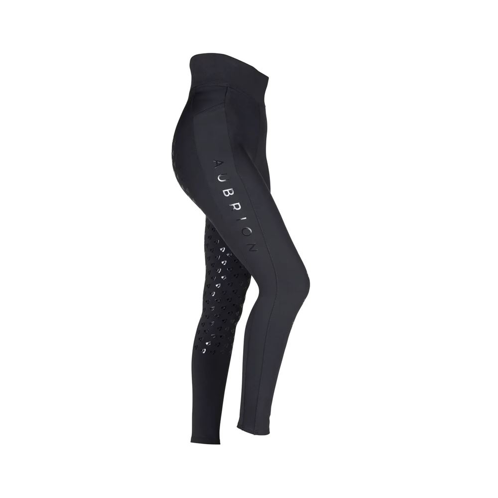 Shires Aubrion Eltar Ladies Riding Tights (Black)