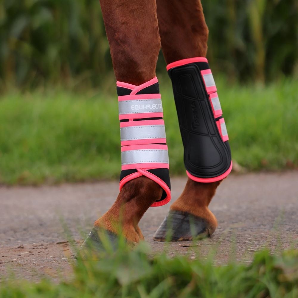 Shires Arma Equi-Flector Brushing Boots (Orange)