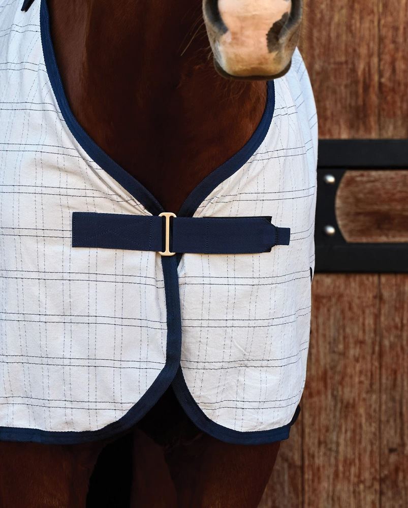 Weatherbeeta Comfitec Cotton Liner Sheet Standard (White/Navy)