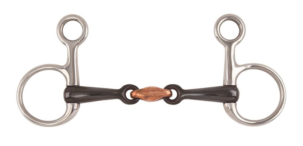 Shires Hanging Cheek Snaffle with Sweet Iron Mouth