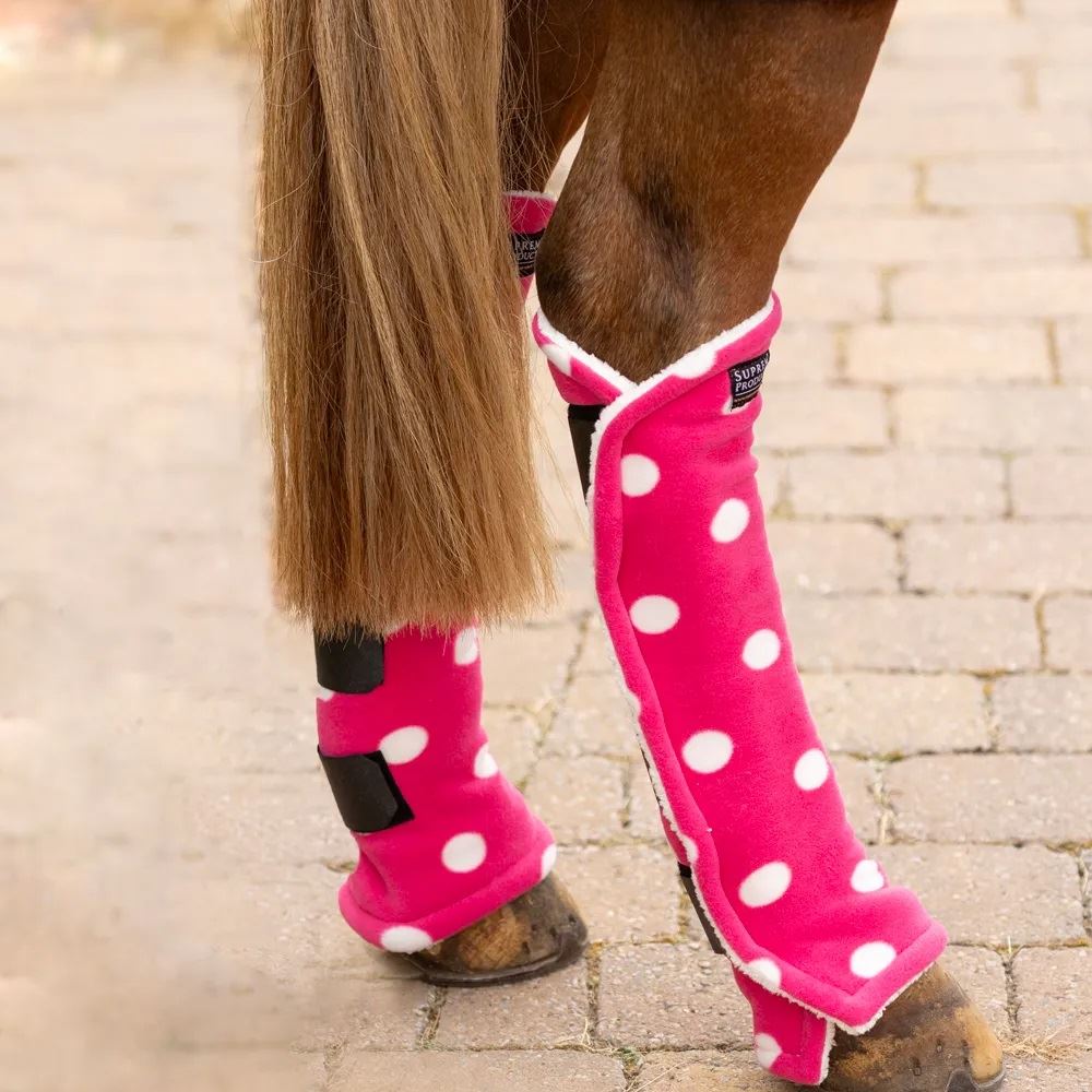 Supreme Products Dotty Fleece Tail Guard (Paradise Pink)