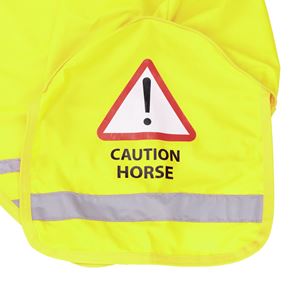 Shires Equi-Flector Mesh Quarter Sheet (Yellow)