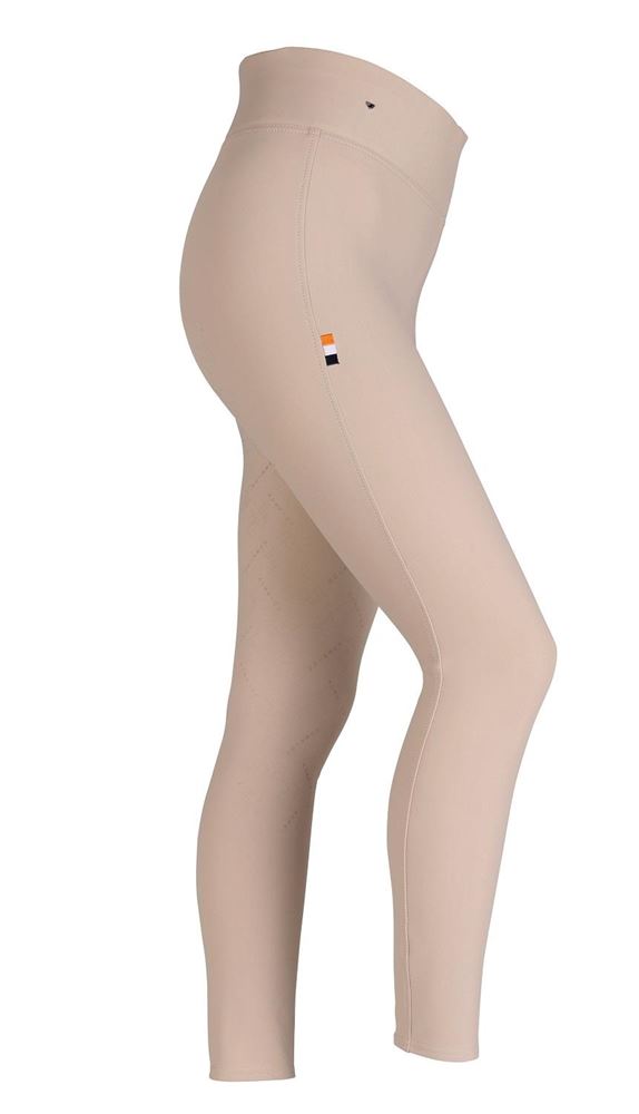 Shires Aubrion Optima Ladies Sport Riding Tights (Beige)