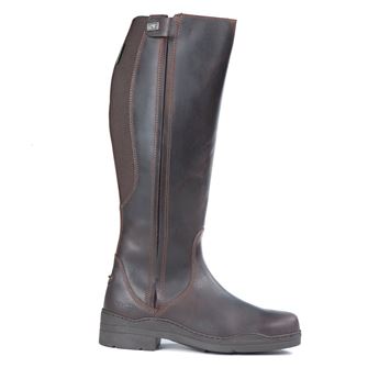 Tuffa Broadland Plus Size Long Leather Riding Boots (Brown) *Clearance*