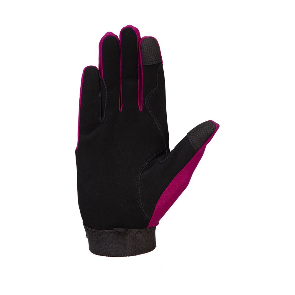 Hy Equestrian Absolute Fit Glove - Adult (Purple)