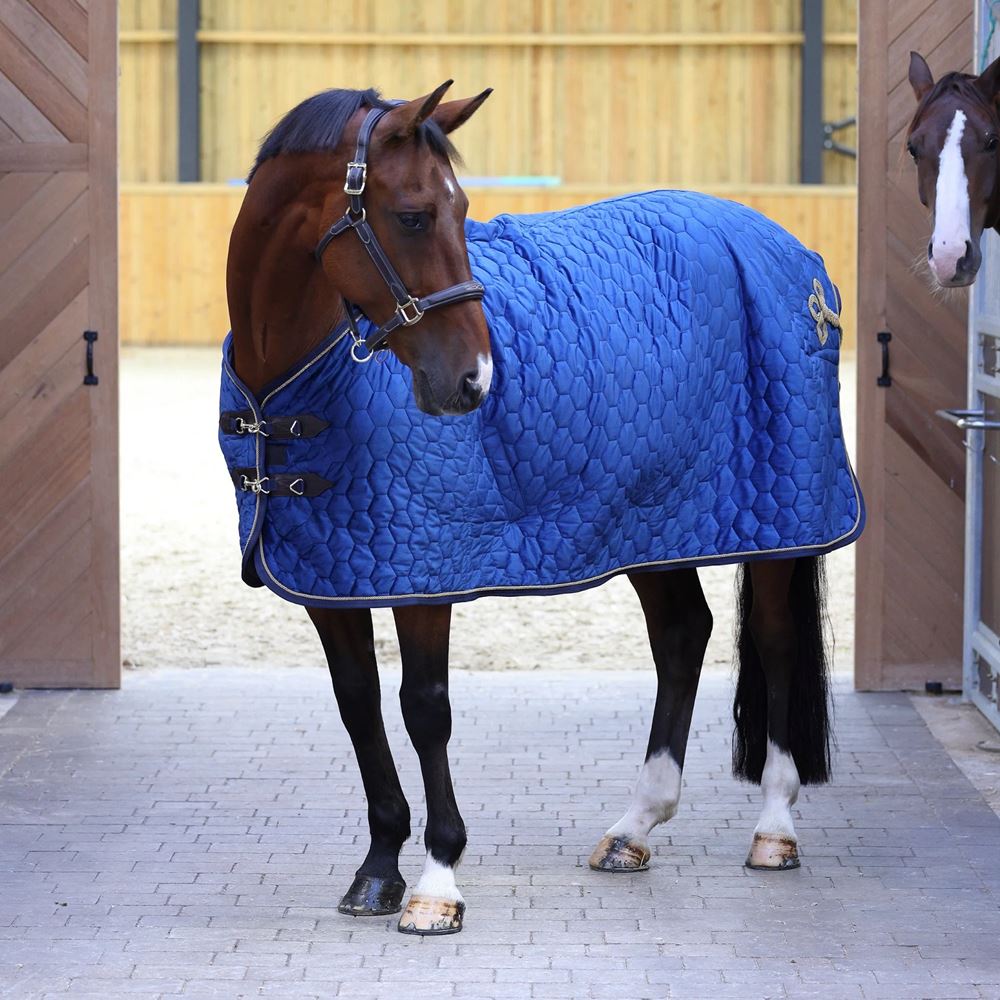 Shires Deluxe Quilted Show Rug (Navy)