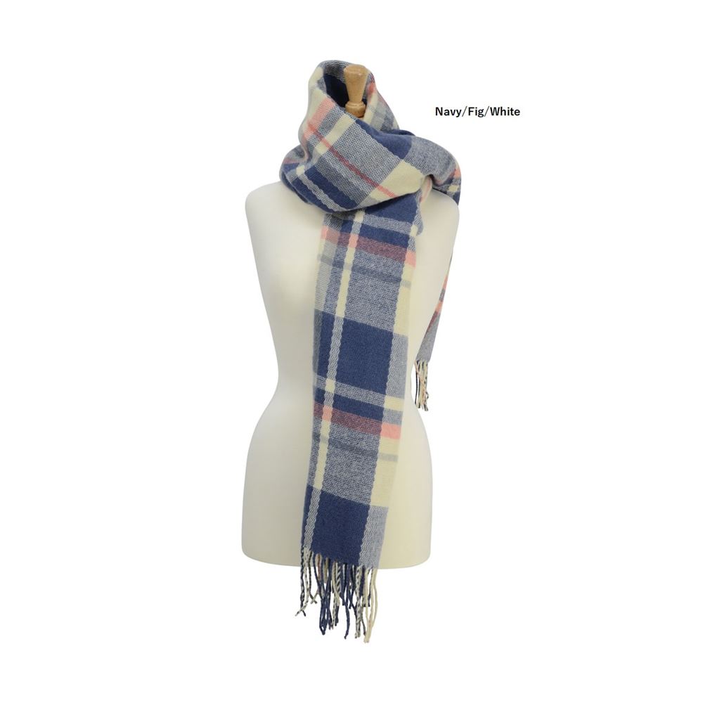 Hy Equestrian Ladies Supersoft Tartan Scarf