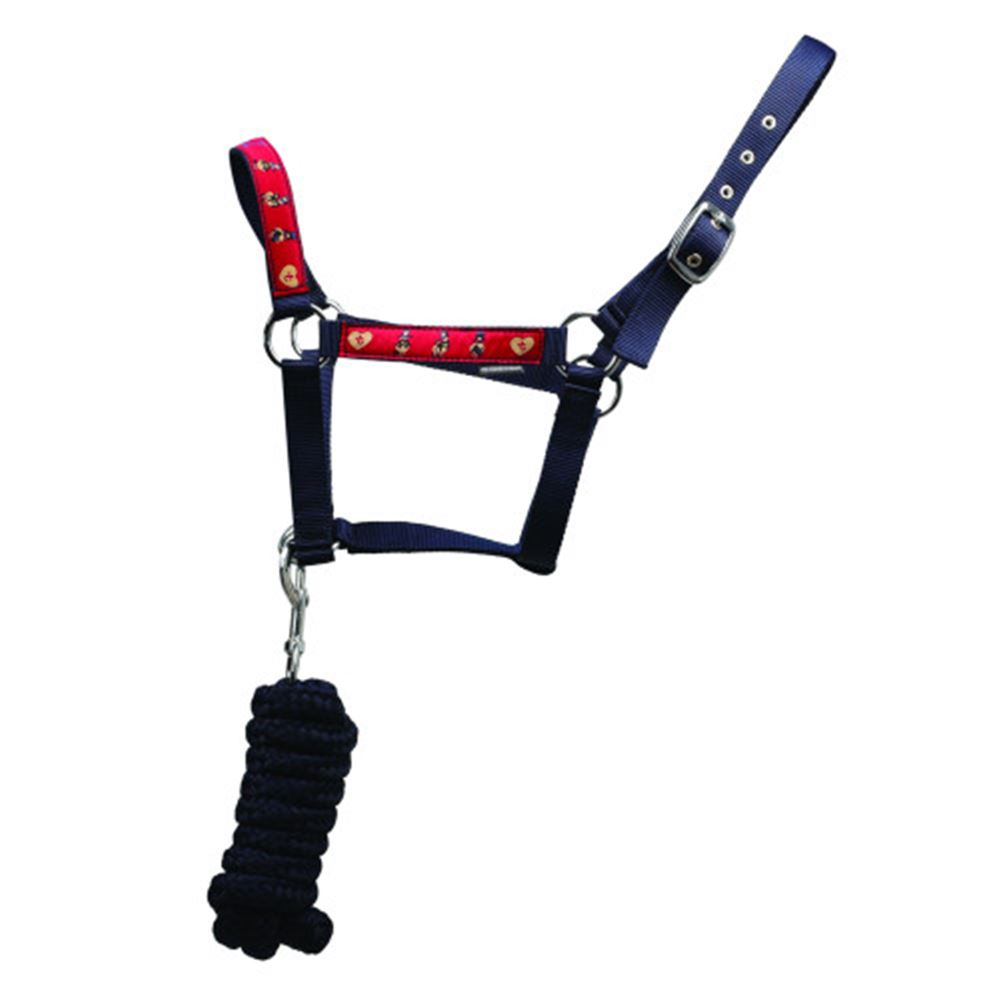 Hy Equestrian Thelwell Collection Head Collar & Lead Rope (Balancing Act)