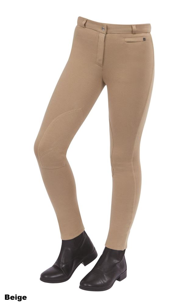 Dublin Childs Supa-Fit Zip Up Knee Patch Jodhpurs
