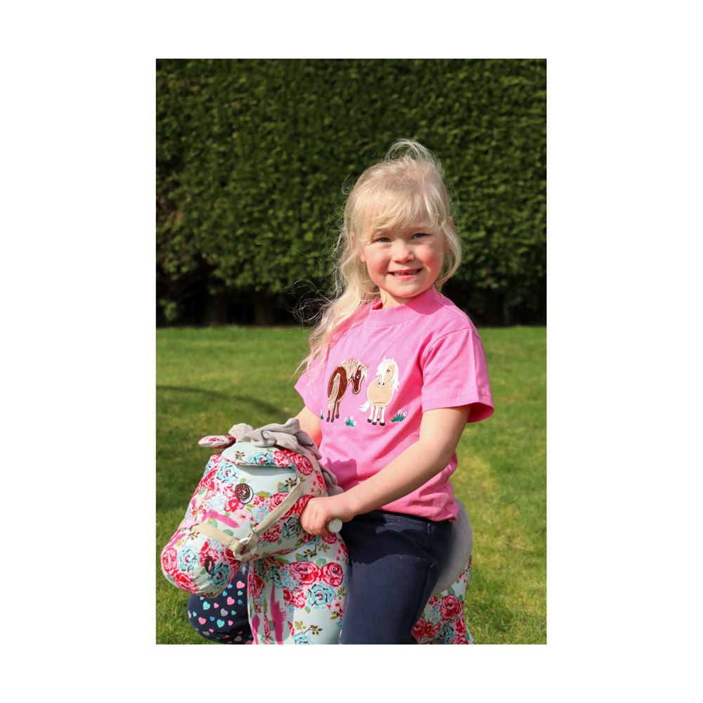 British Country Collection LIMITED EDITION Ruby & Honey T-Shirt - Child (Pink)
