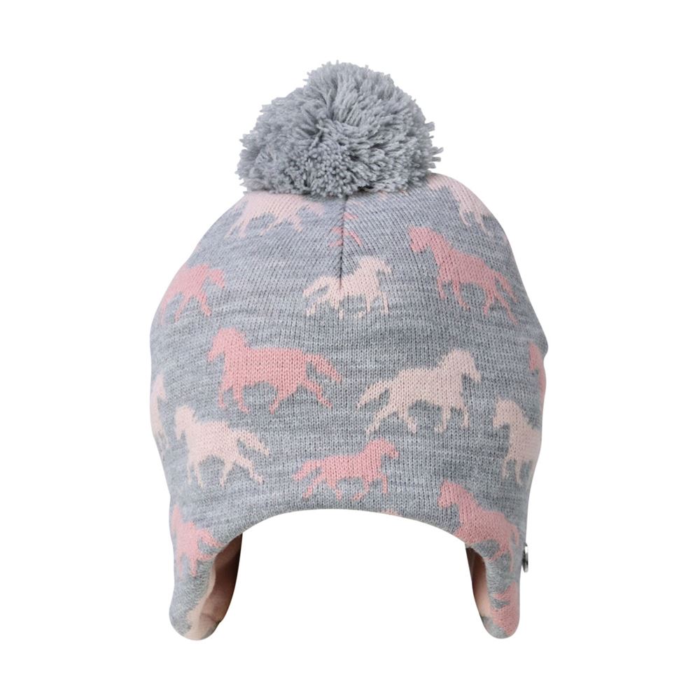 Hy Equestrian Flaine Children's Hat (Grey/Pink)