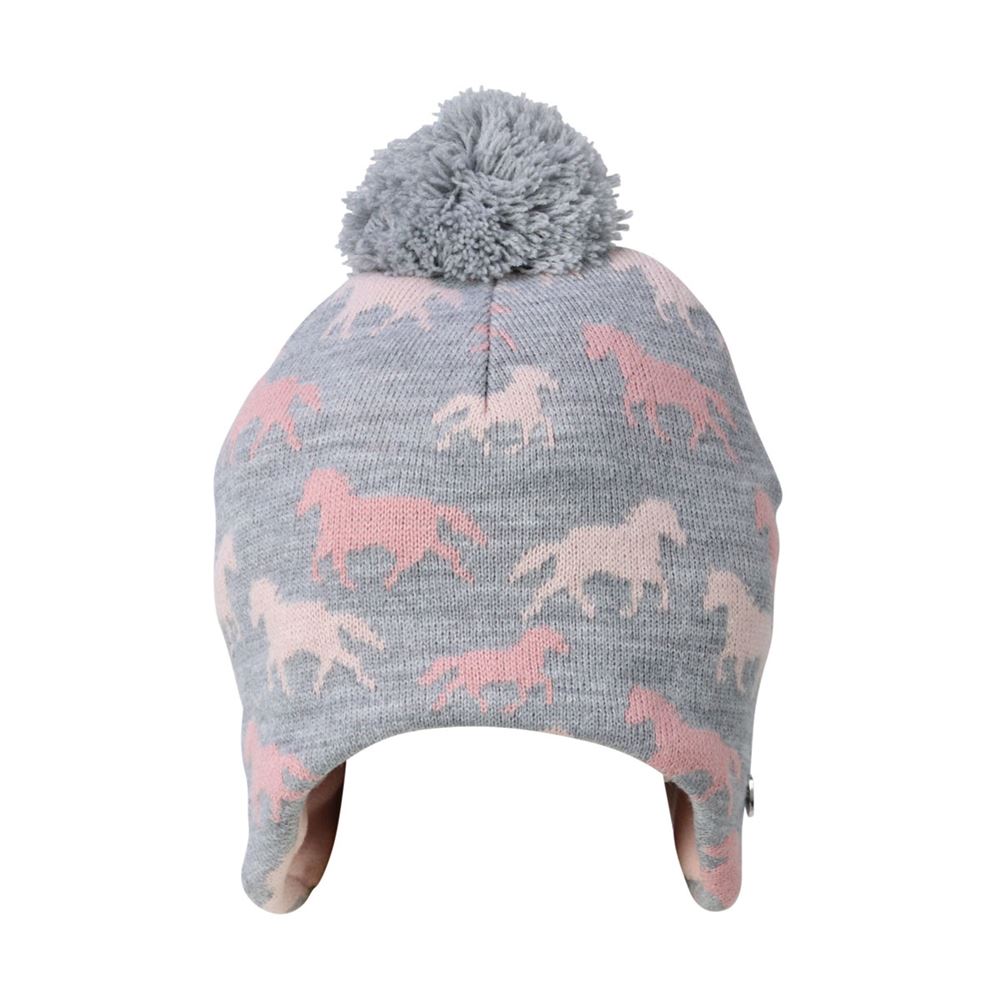 Hy Equestrian Flaine Children's Hat (Grey/Pink)