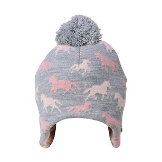 Hy Equestrian Flaine Children's Hat (Grey/Pink)