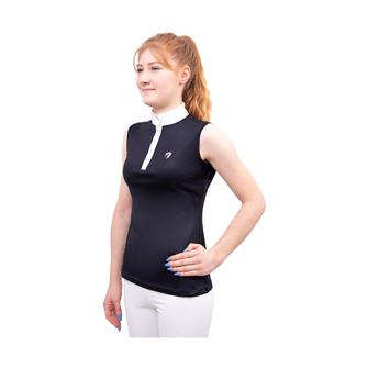 Hy Equestrian Sophia Sleeveless Show Shirt (Rich Navy)
