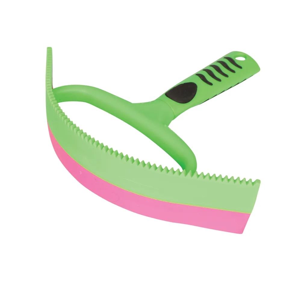 Hy Equestrian Vivid Sweat Scraper (Green/Pink)