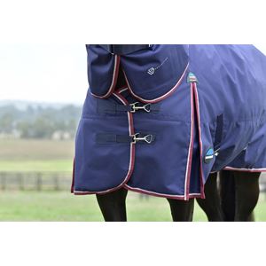 Weatherbeeta Comfitec Essential Turnout Detach-A-Neck - 220g (Navy/Burgundy)
