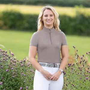 Hy Equestrian Elevate Country Short Sleeve Base Layer (Fossil)