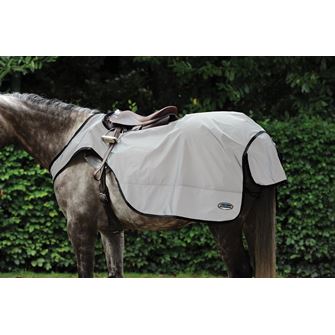 Weatherbeeta Reflective Wrap Around Exercise Sheet (Silver/Black)